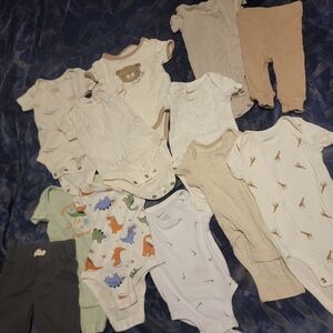 12 Pieces- Carters&Nike Onesis & Pants